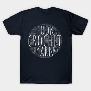 Crochet Word Cloud T-Shirt